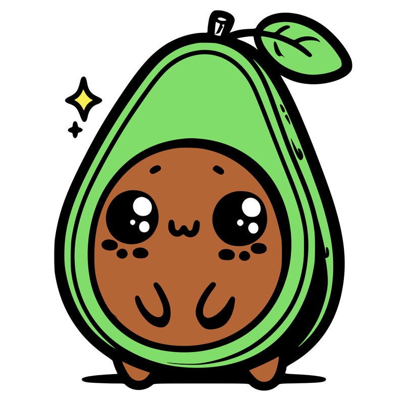 cute avocado