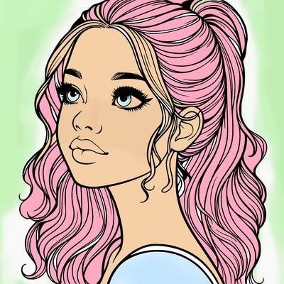 beautiful realistic girl