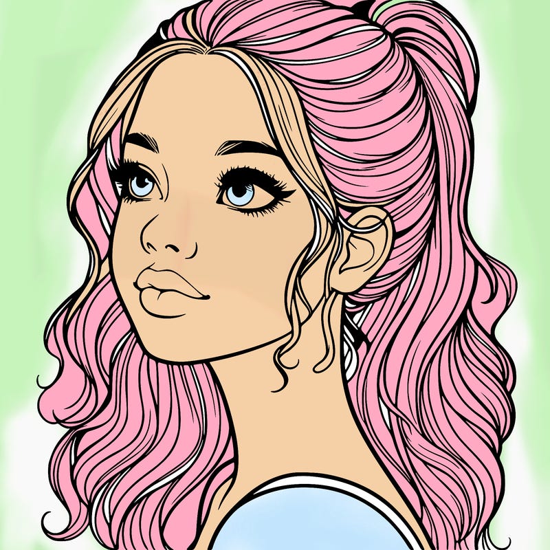 beautiful realistic girl