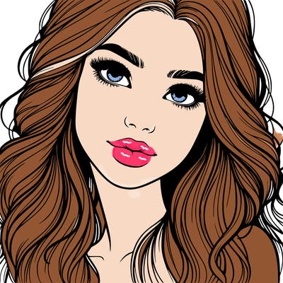 beautiful realistic girl