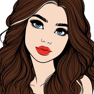 beautiful realistic girl