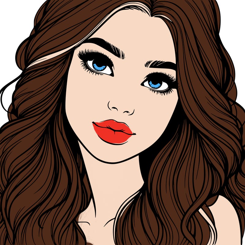 beautiful realistic girl