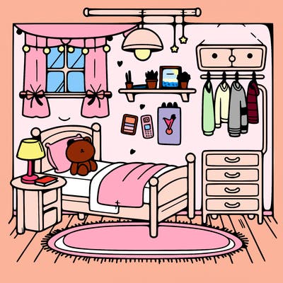 cute bedroom