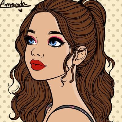 beautiful realistic girl