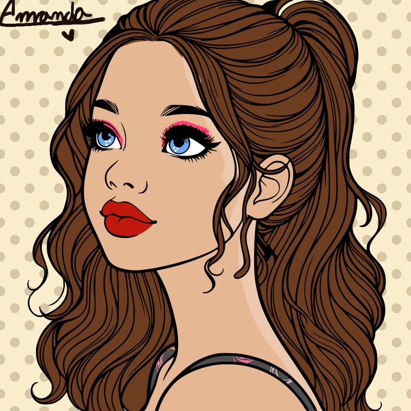 beautiful realistic girl