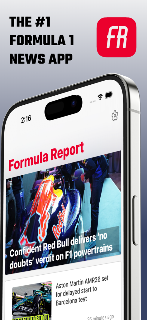 Formula Report Racing News - Sports App | MWM