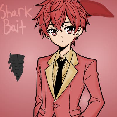 manga boy with suit and tie