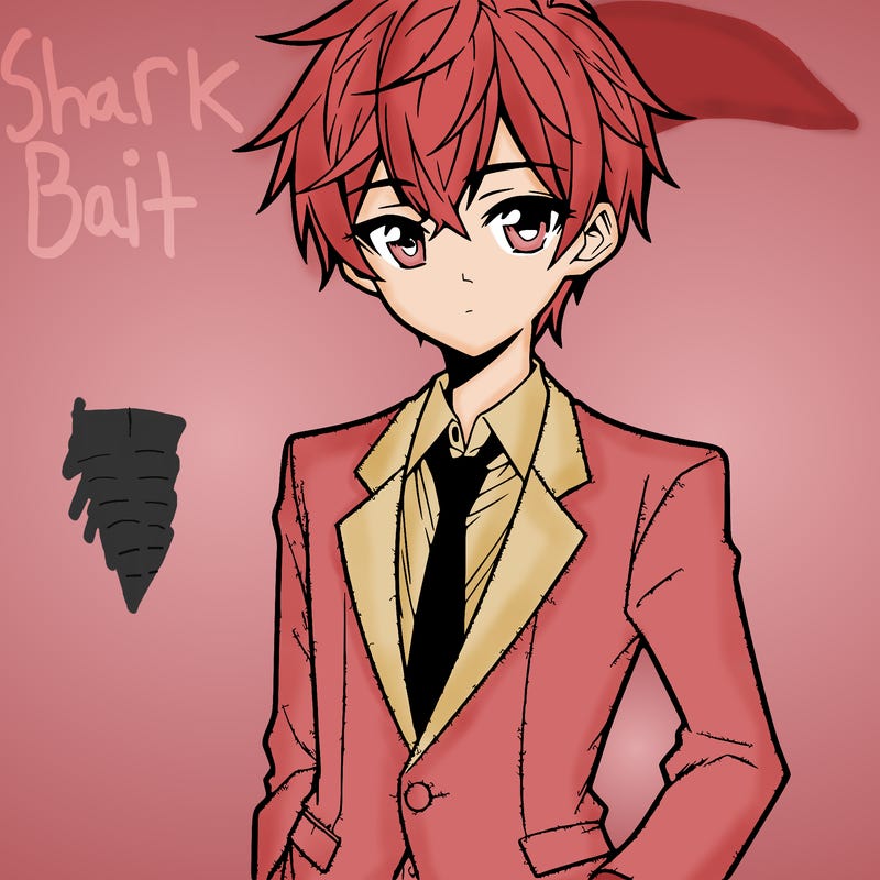 manga boy with suit and tie