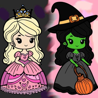 princess as a witch