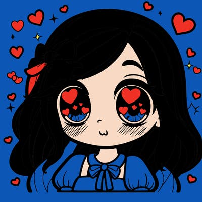 girl who looks like she is in love