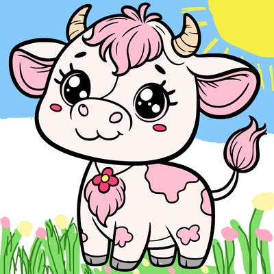 cute cow