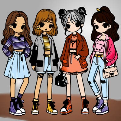 girls with fashion