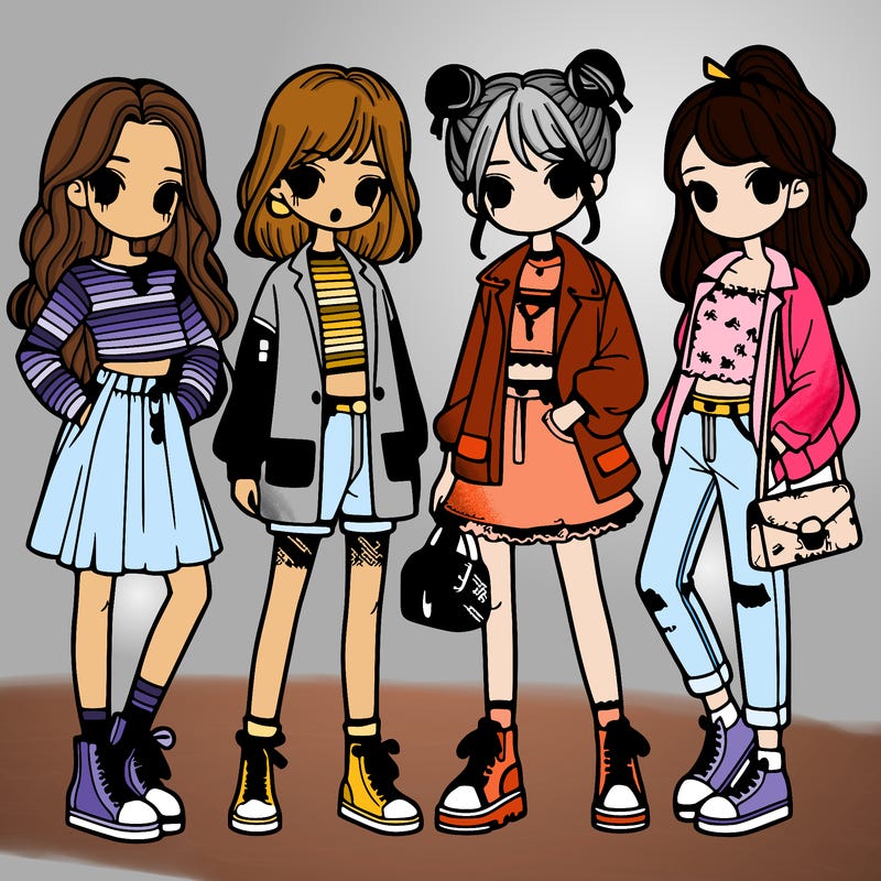 girls with fashion