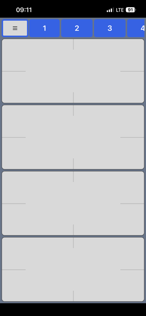 Kitchen-Timer Pro - Minimalist interface for four simultaneous cooking timers in Kitchen-Timer Pro