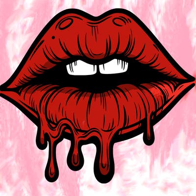 lips that look realistic and drip