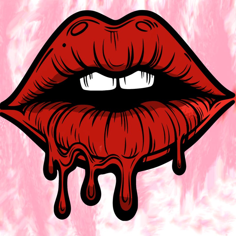 lips that look realistic and drip
