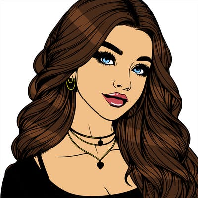 detailed realistic girl