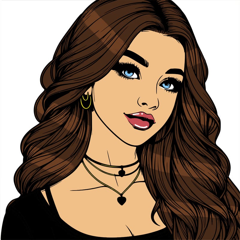 detailed realistic girl