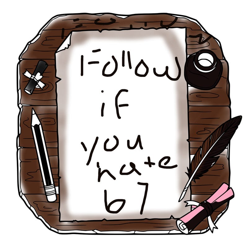 blank page for me to write on…in reality