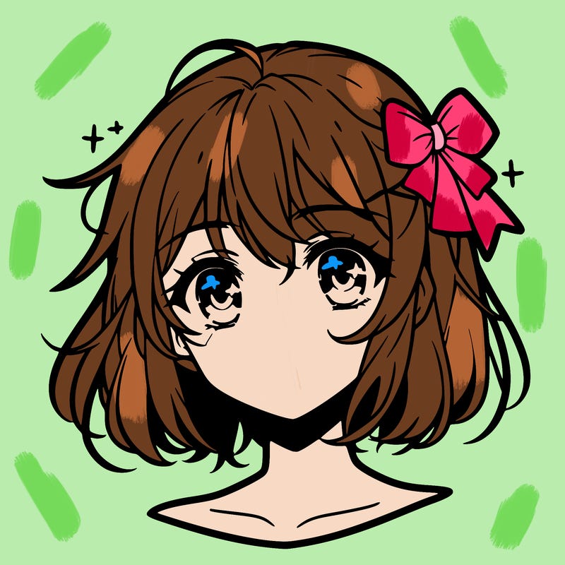 anime girl face
