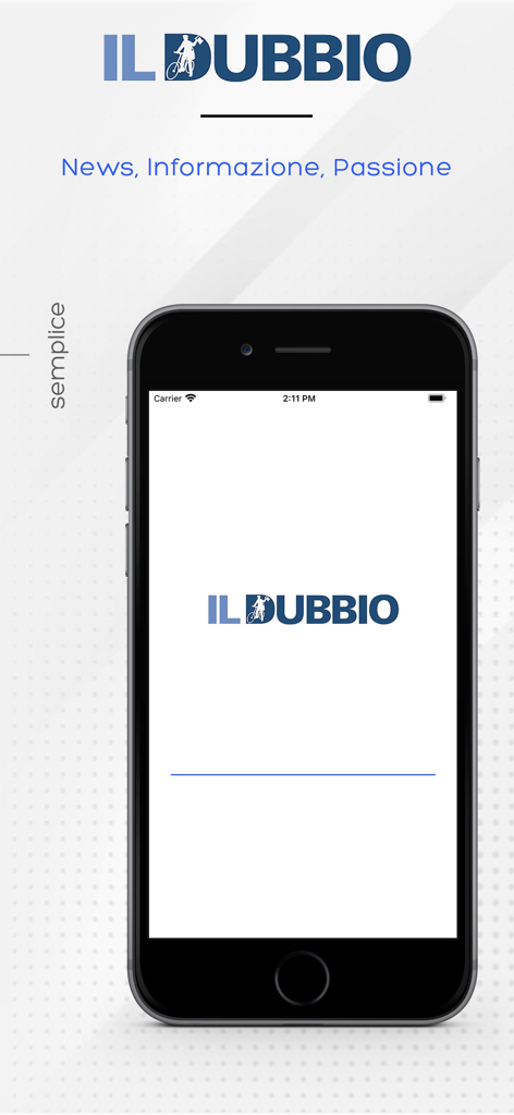 Il Dubbio - Il Dubbio news app logo displayed on a smartphone screen
