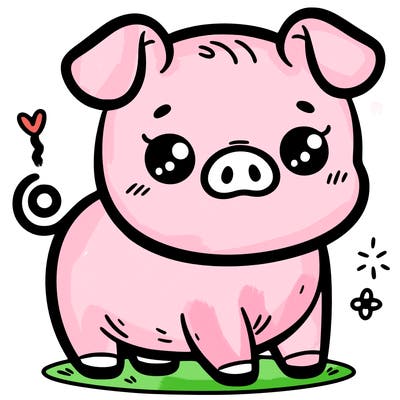 cute pig