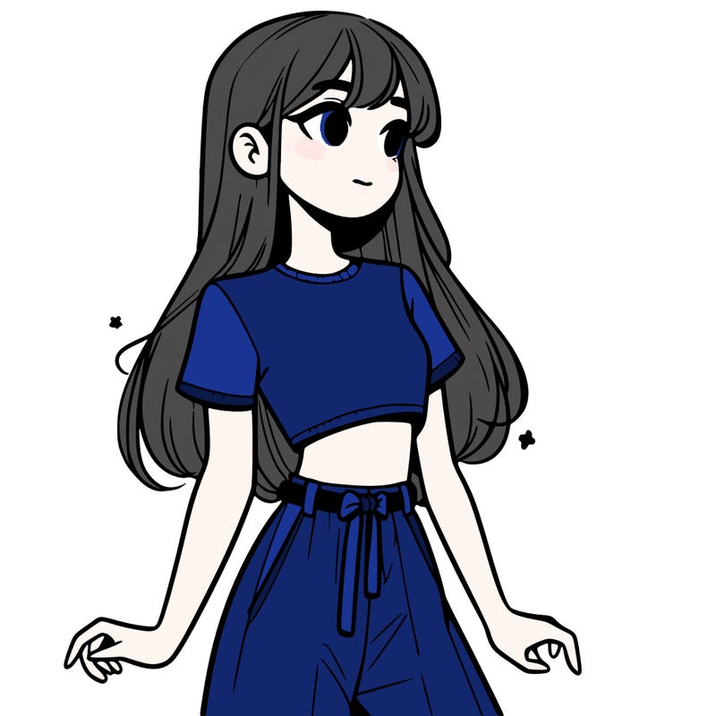 girl in a cute crop top