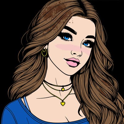 detailed realistic girl