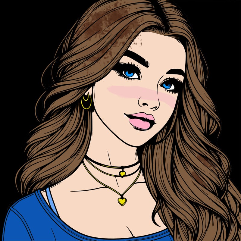 detailed realistic girl