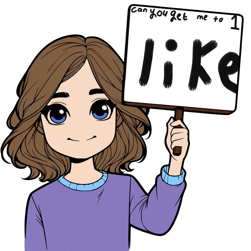 realistic girl holding up a sign