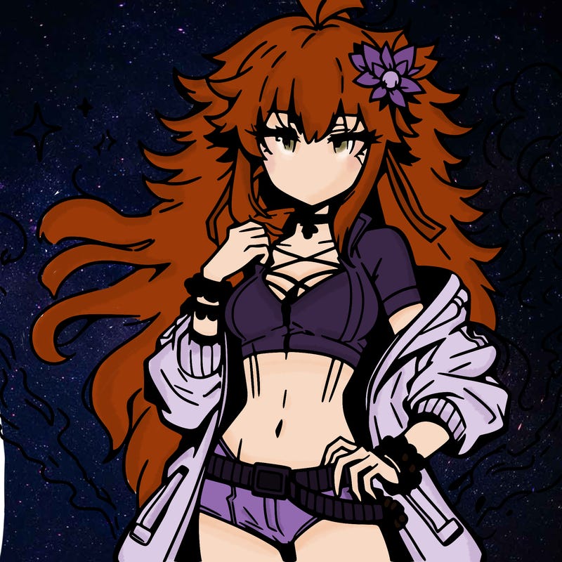 hot baddie anime girl