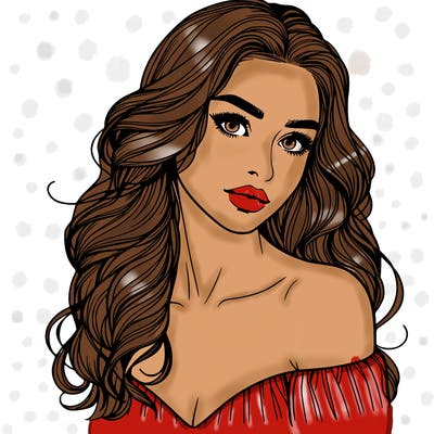 beautiful realistic girl