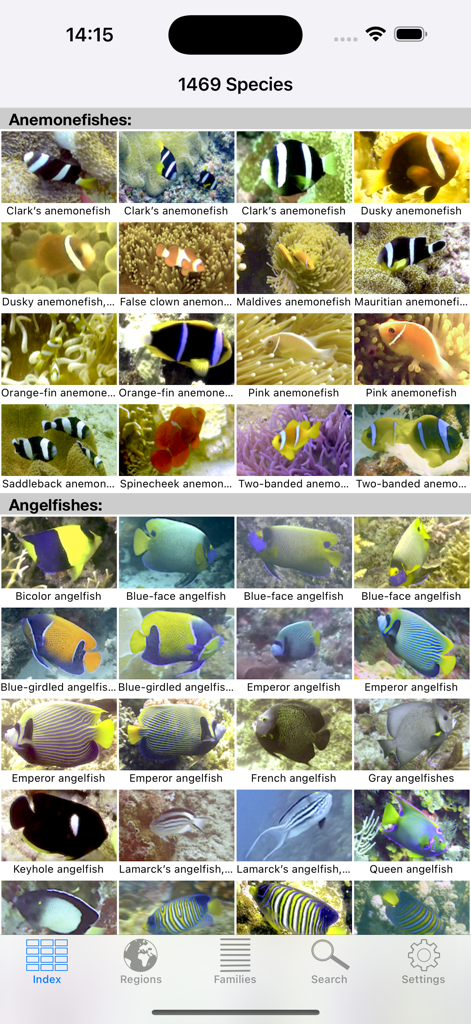 Reef Guide - Reference App | MWM