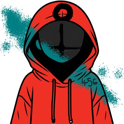faceless girl in hoodie