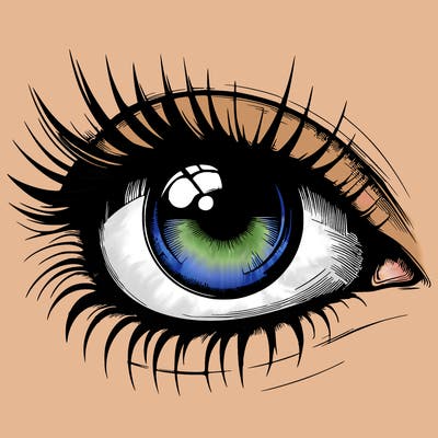 realistic eye