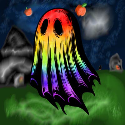 realistic creepy ghost