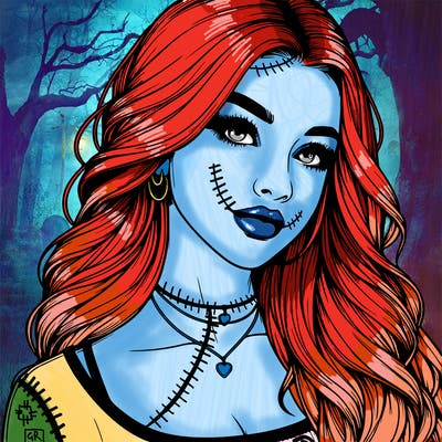 detailed realistic girl