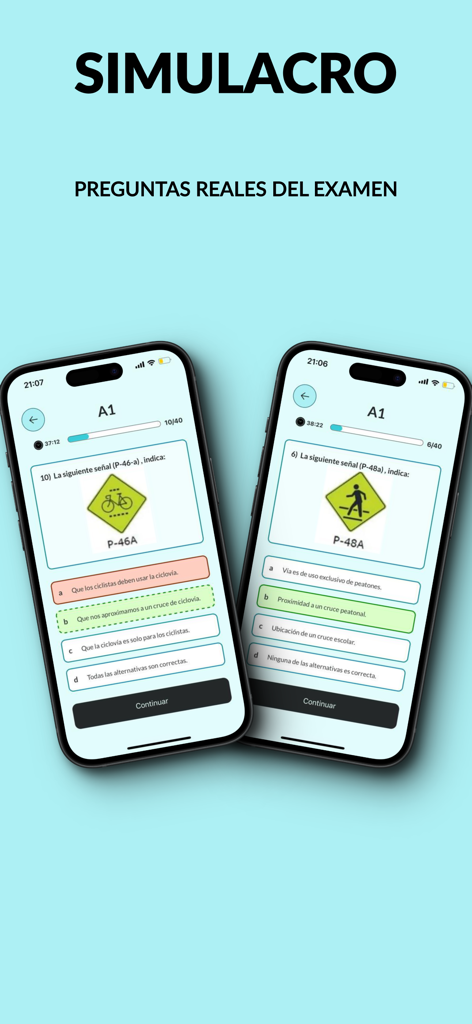 Simulacro MTC Perú 2025 - Esame di guida simulato per la patente MTC del Perù con domande sui segnali stradali