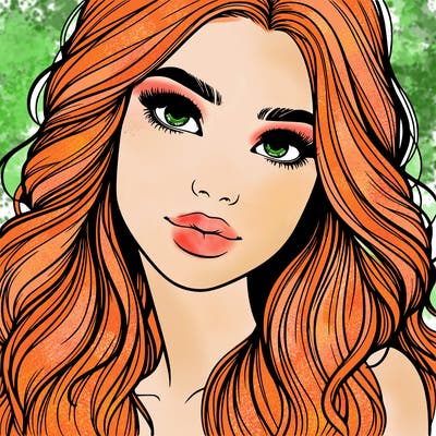 beautiful realistic girl