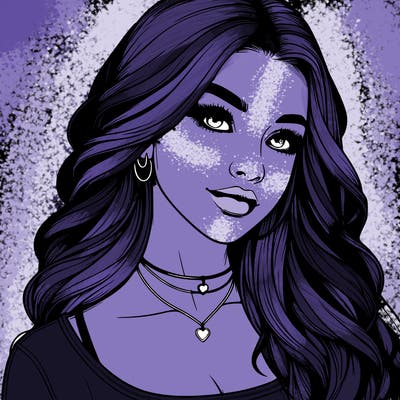 detailed realistic girl