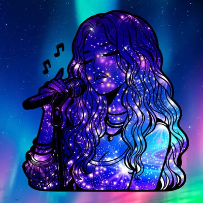 realistic female singer