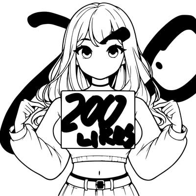 girl holding a blank sign in a long sleeve crop top