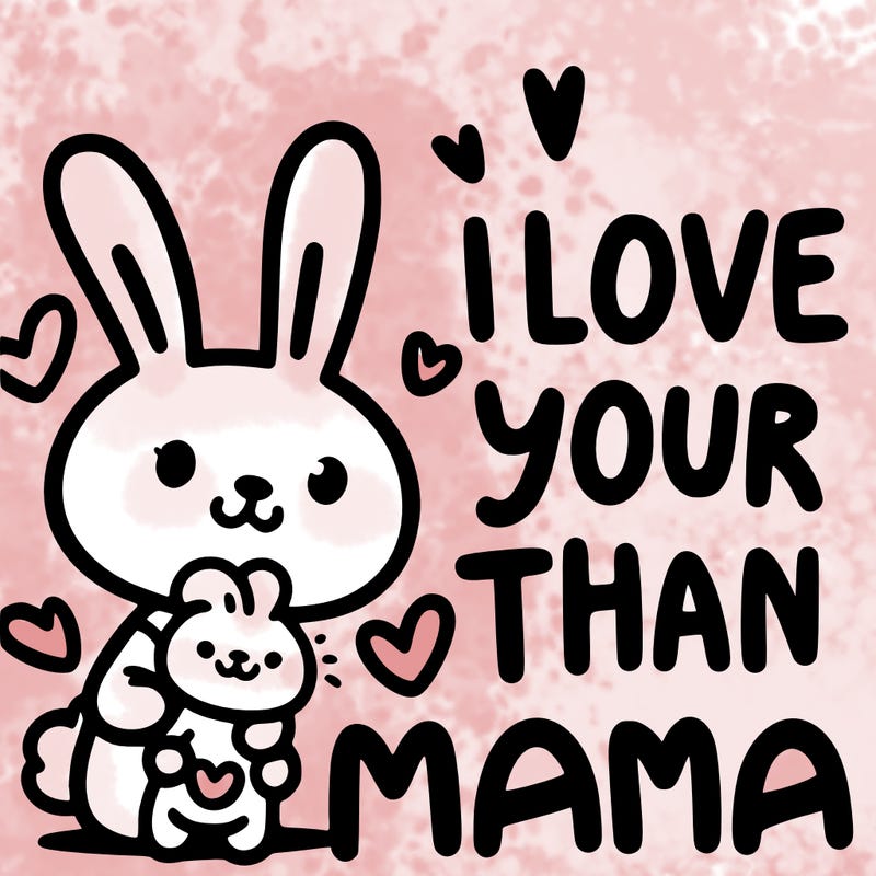 i love you more than mama