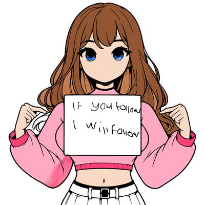 girl holding a blank sign in a long sleeve crop top