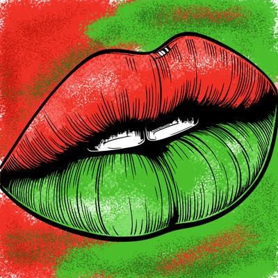 realistic lips