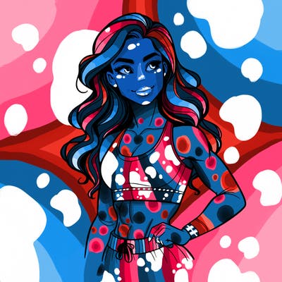 gorgeous girl with good body