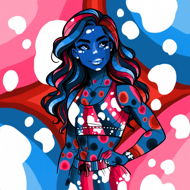 gorgeous girl with good body