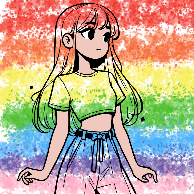 girl in a cute crop top