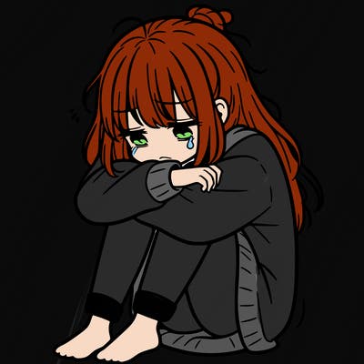 depressed girl