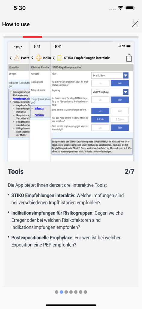 STIKO-App - STIKO-App interactive vaccination tools and clinical guidelines interface